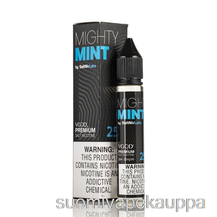 Vape Netistä Mahtava Minttu - Vgod Saltnic - 30ml 50mg